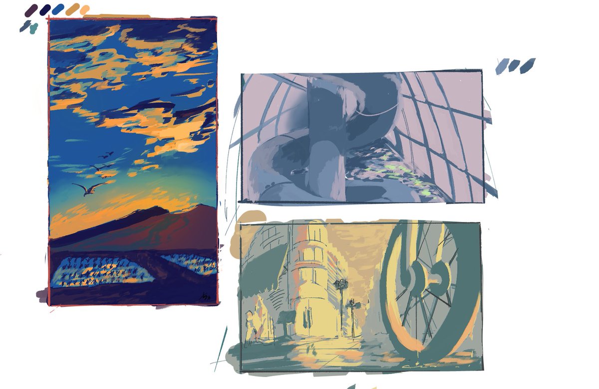 Whoowa_sc's tweet photo. #artstudy
我意识到，剪影和光影的对比非常重要。 https://t.co/VYVzXRv9Hg