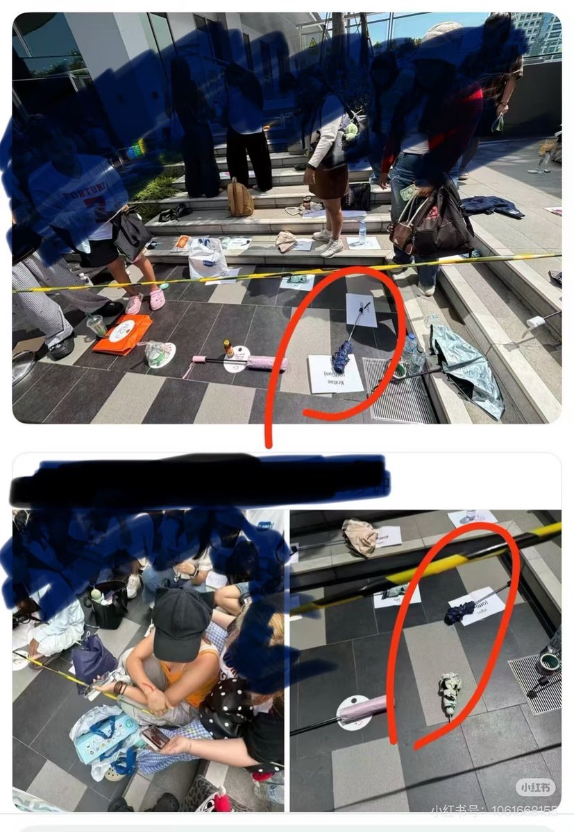 Xxm222333's tweet photo. @itiksuh @Freensusuka 说好的一个人占一个位置，你们泰国人的蓝色雨伞挤走了我们的伞占了两个位置 https://t.co/Rs5sctPWj6