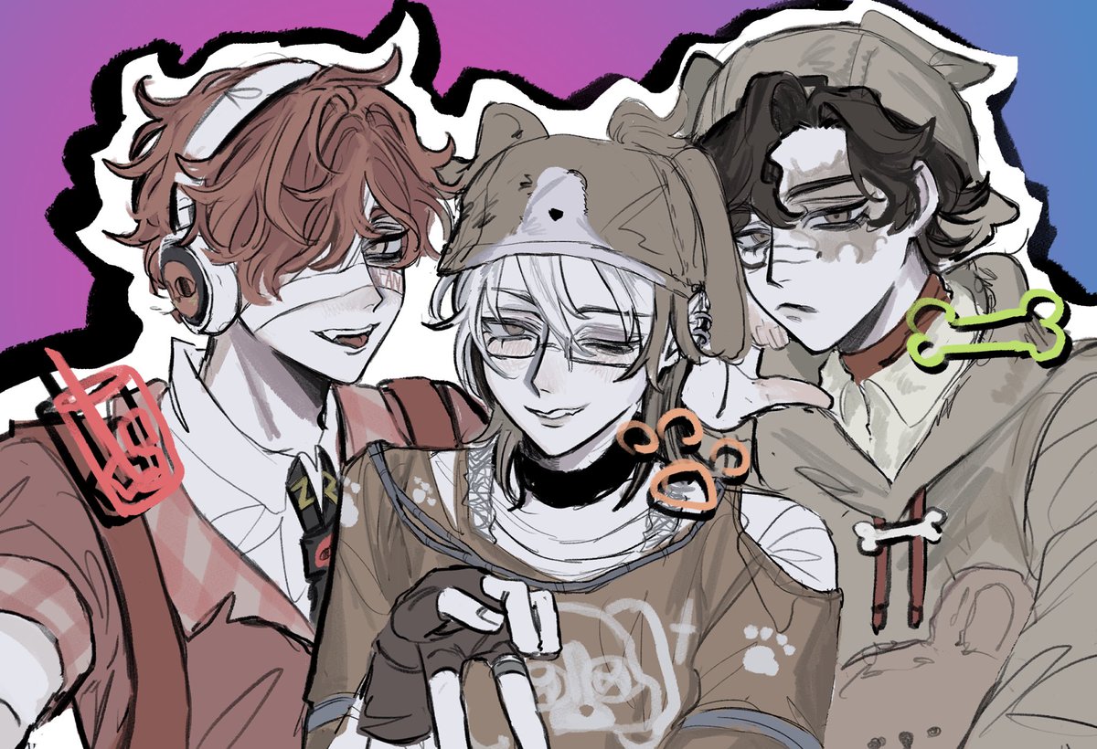 wj_mc1's tweet photo. #第五人格絵描きさんと繋がりたい 

🎨寄りの箱推しです！3Lなんでも見ます！
地雷は自衛してます！解釈は十人十色で素晴らしい！
割とフッ軽な方だとは思うので仲良くしてください🥲 https://t.co/9exWZXO3rC