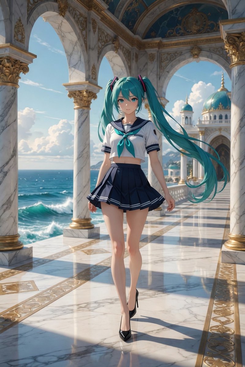 mikurink's tweet photo. 夏の別荘に来てうれしいミクさん！SFW
#初音ミク #HatsuneMiku #Grok #AIart https://t.co/oqnG8KkPWu