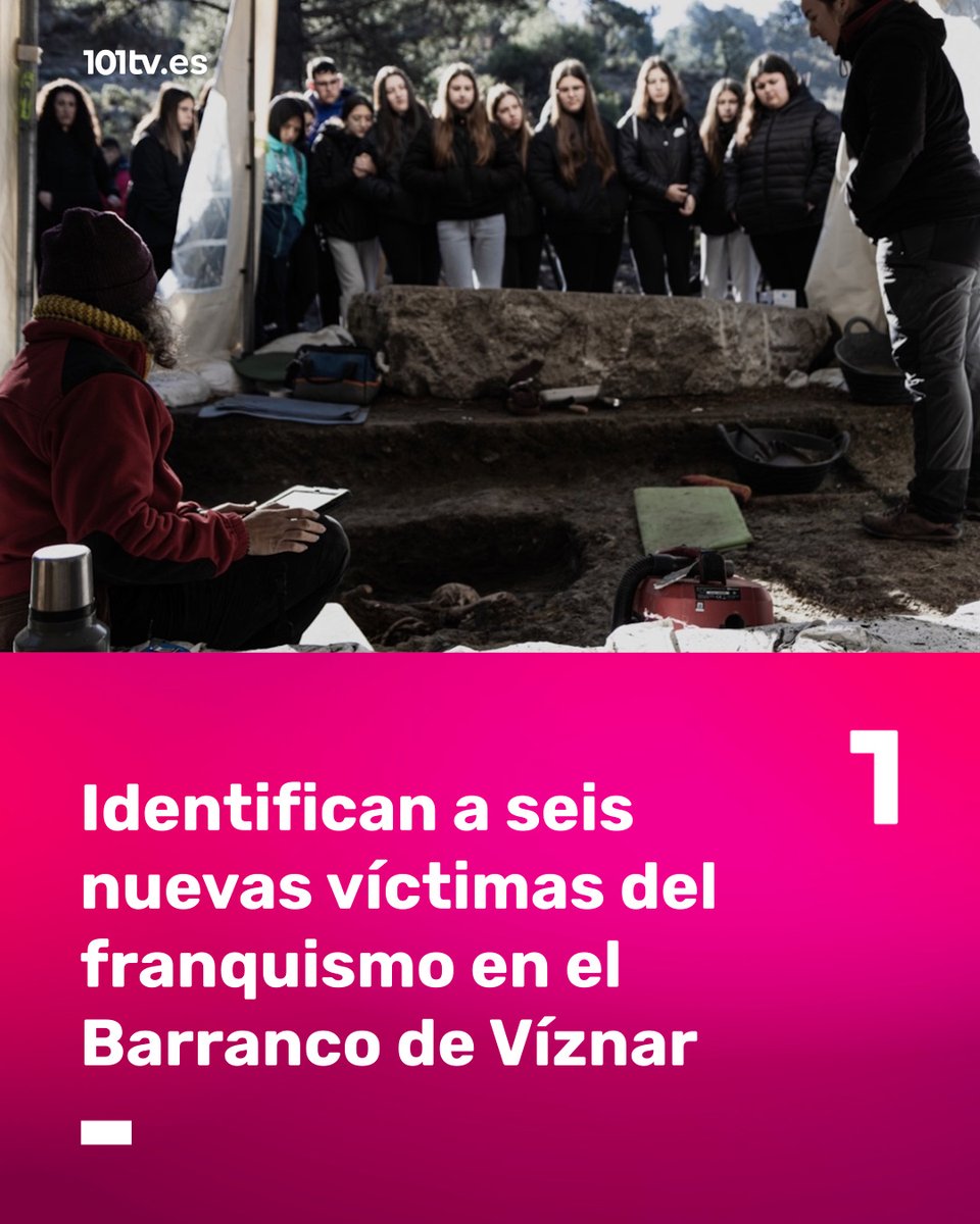 101tvGranada's tweet photo. 🔎 Confirman la identificación de seis nuevas víctimas del franquismo en las fosas del Barranco de Víznar

📲 Más información, en https://t.co/n9cloVmYmZ

#Granada #Víznar #Franquismo #Historia #Memoria https://t.co/vxfYIZSfhQ