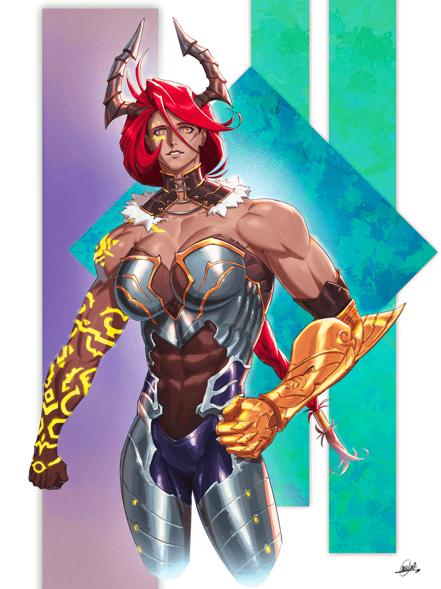 wurt08's tweet photo. [Red hair Warrior] https://t.co/dmykxM14X2