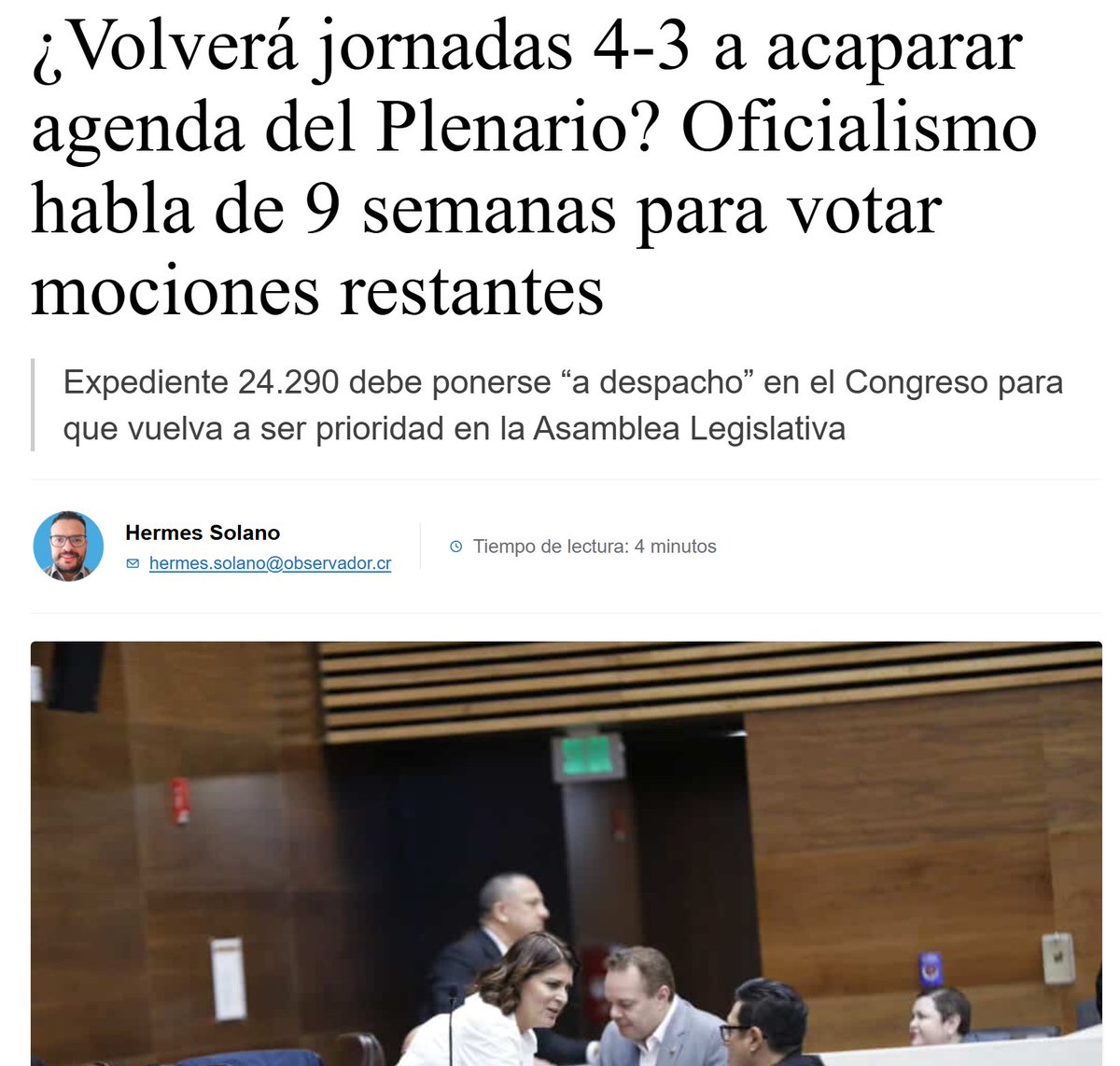 danielsuchar's tweet photo. #CostaRica Espremos que en esta "N"-sima ocasion, si exista LUZ VERDE para el Proyecto de #Jornadas4x3 por el bien del pais !!!
#Economia #Finanzas #FinanzasPublicas #EmpleoCR #TrabajoCR https://t.co/eFMfb4nZgn