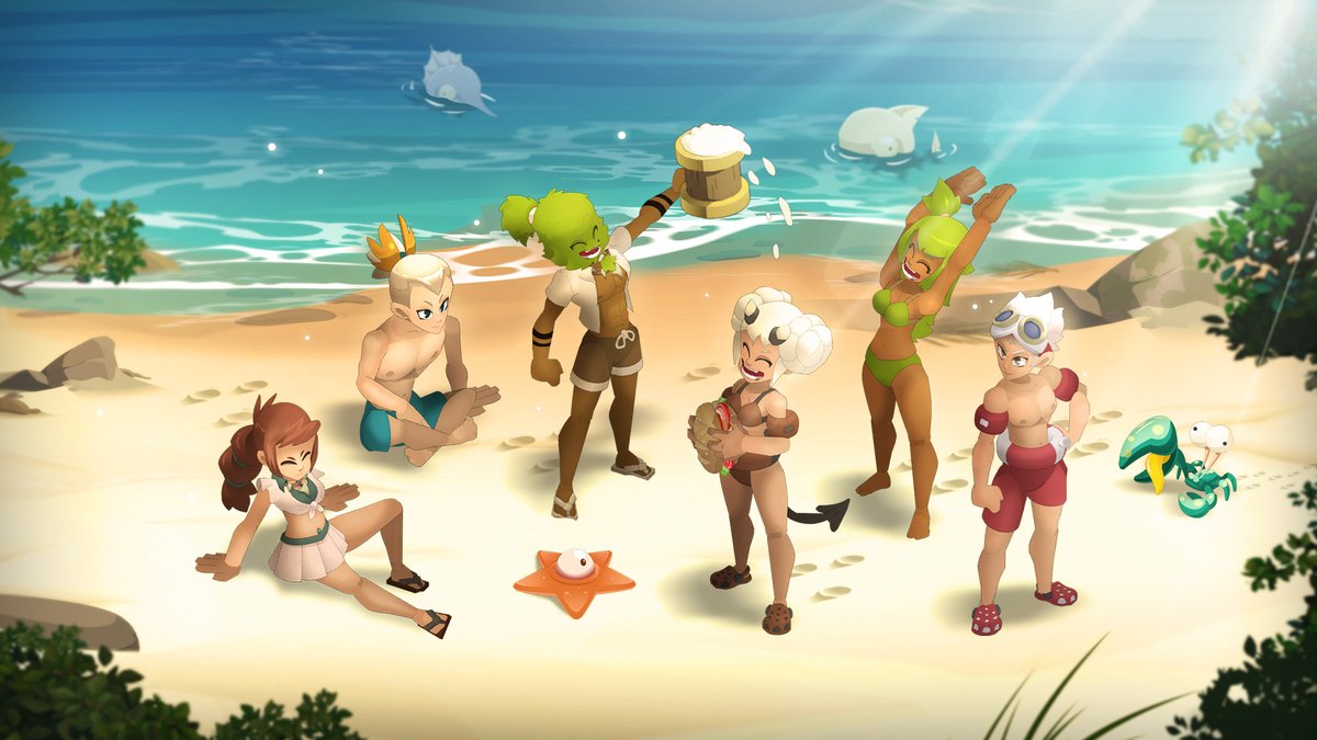 DOFUSfr's tweet photo. Une escapade à la plage mérite une tenue adaptée. 🏖️
De l'île de Moon à Vulkania, en passant par la baie de Sufokia, le Maillot Plagivan est la solution parfaite !
🗓️ Disponible dès maintenant et jusqu'au 28 août à 16 h CEST dans la boutique #DOFUS, à l'unité ou dans le Pack Plagivan qui contient aussi 7 jours d'abonnement.
🔗https://t.co/Qc1367fSX1