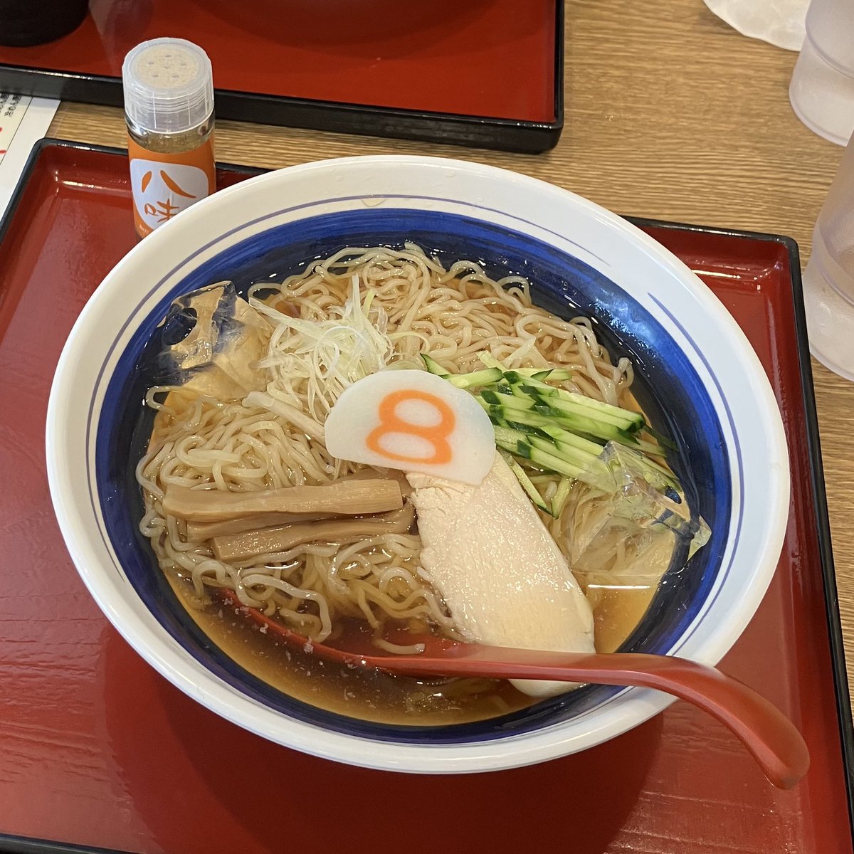 ori_f's tweet photo. 昨日食べた冷やしラーメン。美味しかったよ。八味かけるとめっちゃ美味しい。 https://t.co/dXc3j1ipWu