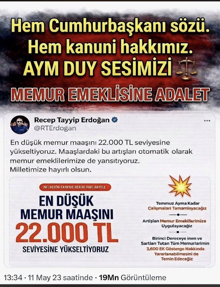 Gocmen8Nilgun's tweet photo. Devlet Memurlarını ilgilendiren 657,5434,4688 sayılı tüm yasalar gereği,Memurla #EmekliMemur maaş artışında aynı haklara sahiptir
Hakkımızı istiyoruz !!!
@RTErdogan
@memetsimsek
@MemurSenKonf @_aliyalcin_  @tcbestepe @Akparti
#EmekliMemur
#MemurEmeklisineAdalet https://t.co/O3ub2drYsT