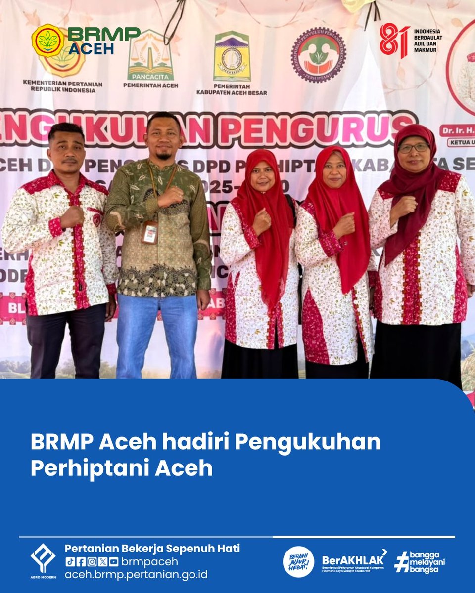 brmpaceh's tweet photo. Saleum Syedara
BRMP Aceh hadiri Pengukuhan Perhiptani Aceh
Selengkapnya:
https://t.co/okBEji5FUY
#kementerianpertanian #agromodern #brmpaceh https://t.co/2JqIa4JSFS