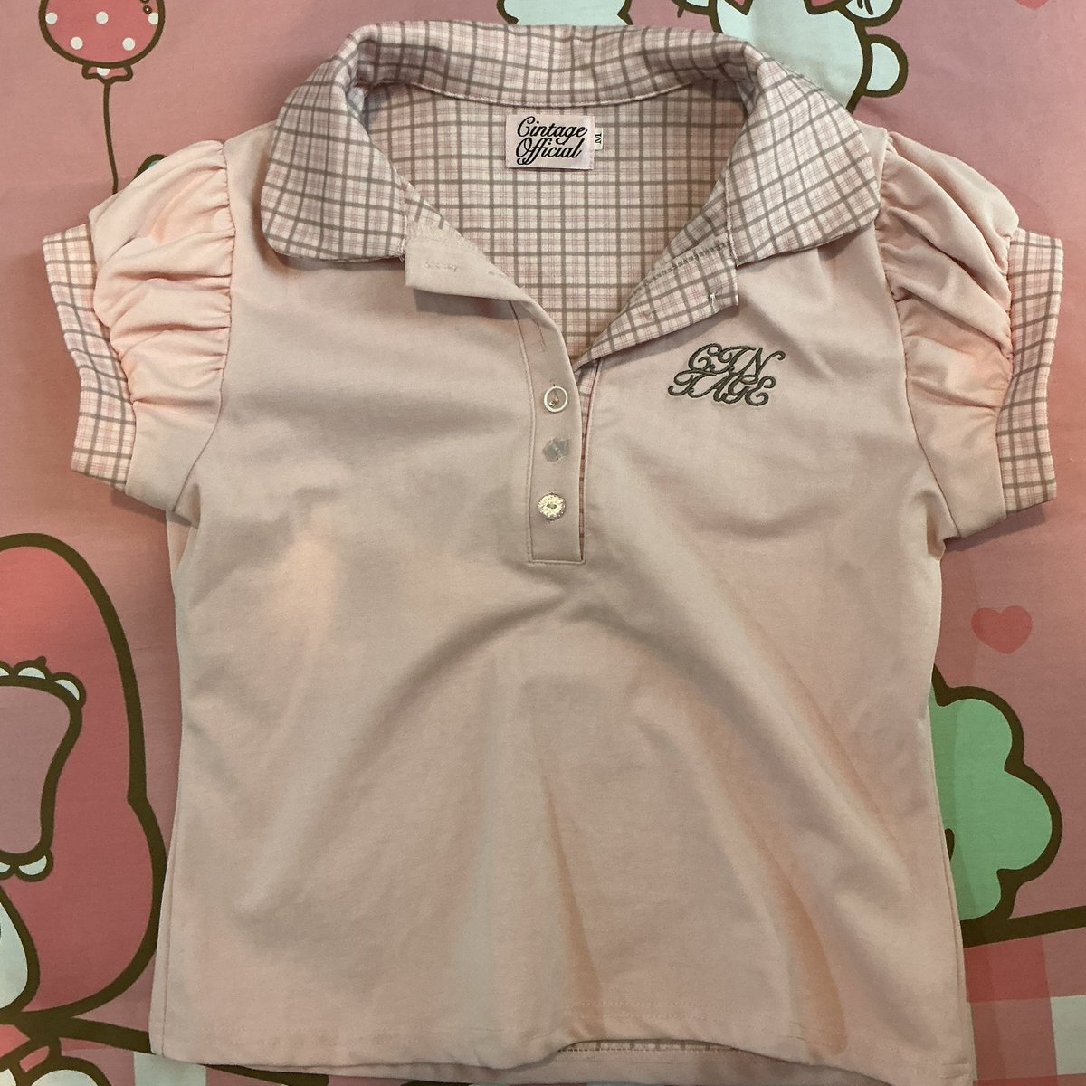 eiei6630's tweet photo. abiko polo คอปก สีชมพู size m
320 https://t.co/PdB4Tw27Rs