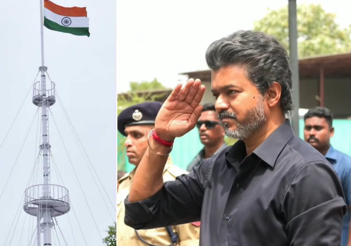 PrakazVijay_Of's tweet photo. 🔔 | ஆகஸ்ட் 15 சுதந்திர தின கொடியேற்றத்தை முன்னிட்டு, சென்னை தலைமை செயலகத்தில் அதற்கான பணிகள் இன்று (27.07.2026) தொடங்கியுள்ளது. 

முதல் முறை நமது அண்ணன்  @TVKVijayHQ முதலமைச்சராக தேசிய கொடி யேற்றி வைக்க உள்ளார் ! 🥹 https://t.co/muwtMVLp4g