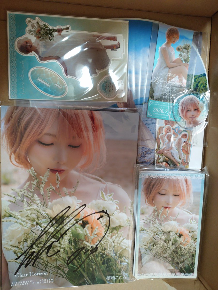 こころちゃんの生誕祭グッズが届きました📬️ いろいろ盛りだくさんで