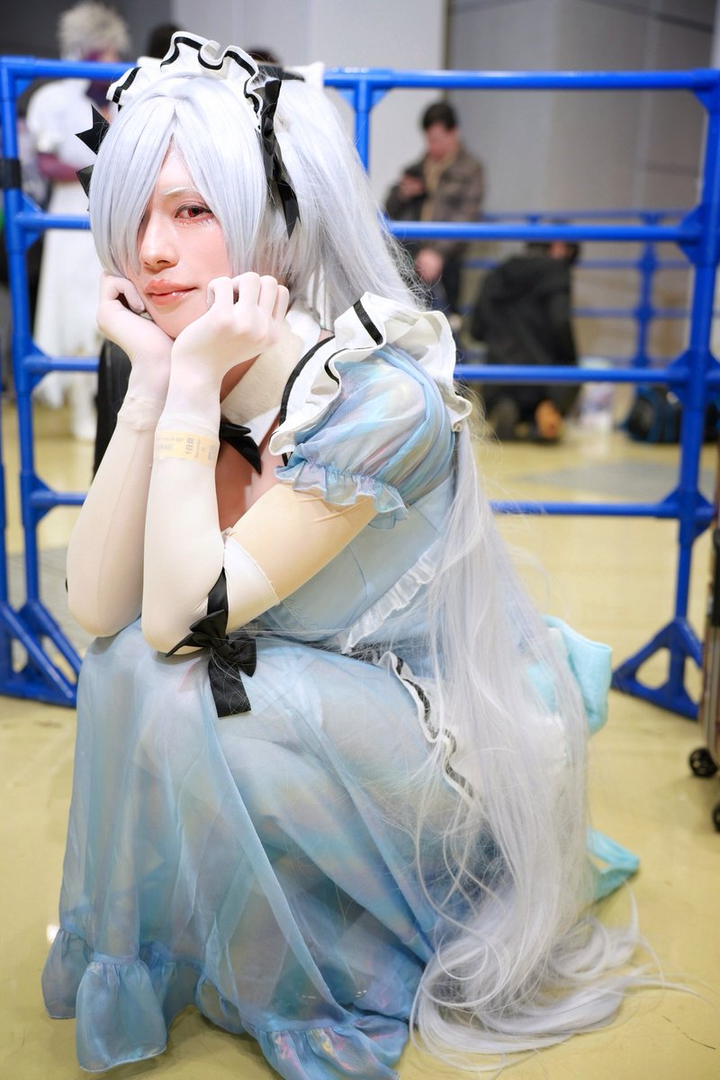 KiRivet's tweet photo. そしてあまりにもノリの違うこっちのコスも見てくれ。

勝利の女神:NIKKE 　シンデレラ(コラボカフェ衣装)

#NIKKEcosplay #ニケコスプレしたい https://t.co/4BvVr53fa6