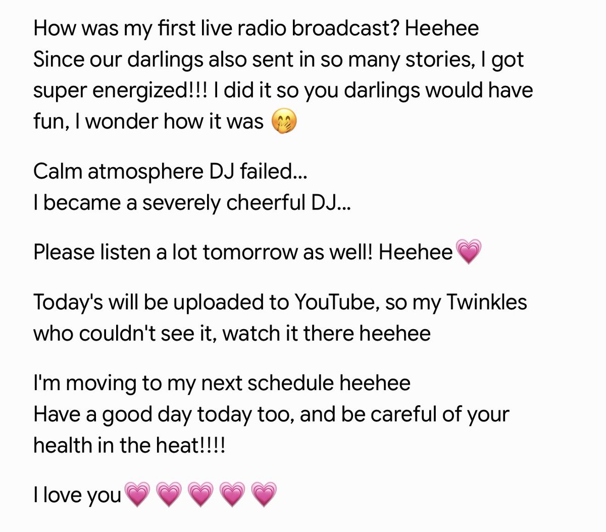 Angbyahera's tweet photo. Never expected to see Biblee as a special DJ. She just keeps surprising us, and I hope she never stops ✨❤️

#LeeSungKyoung #이성경 https://t.co/4aiwqf9PB2