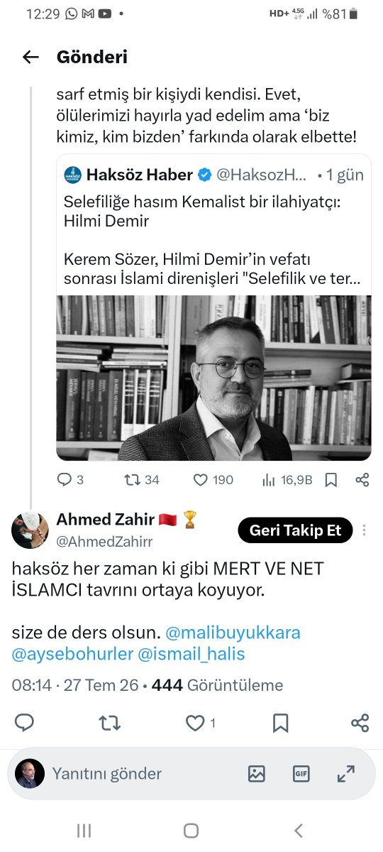Mehmet Ali Büyükkara tweet media