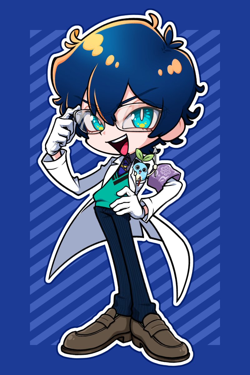 aio_second's tweet photo. やっとエデン組揃えられました。描いた順に並べてみたら1枚ごとの期間が開いたせいで線の太さとか細かいところの塗り方が少し���つ違う…。 https://t.co/Pf75mmjIWl
