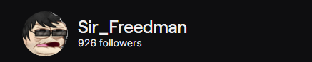 SirFreedman tweet picture