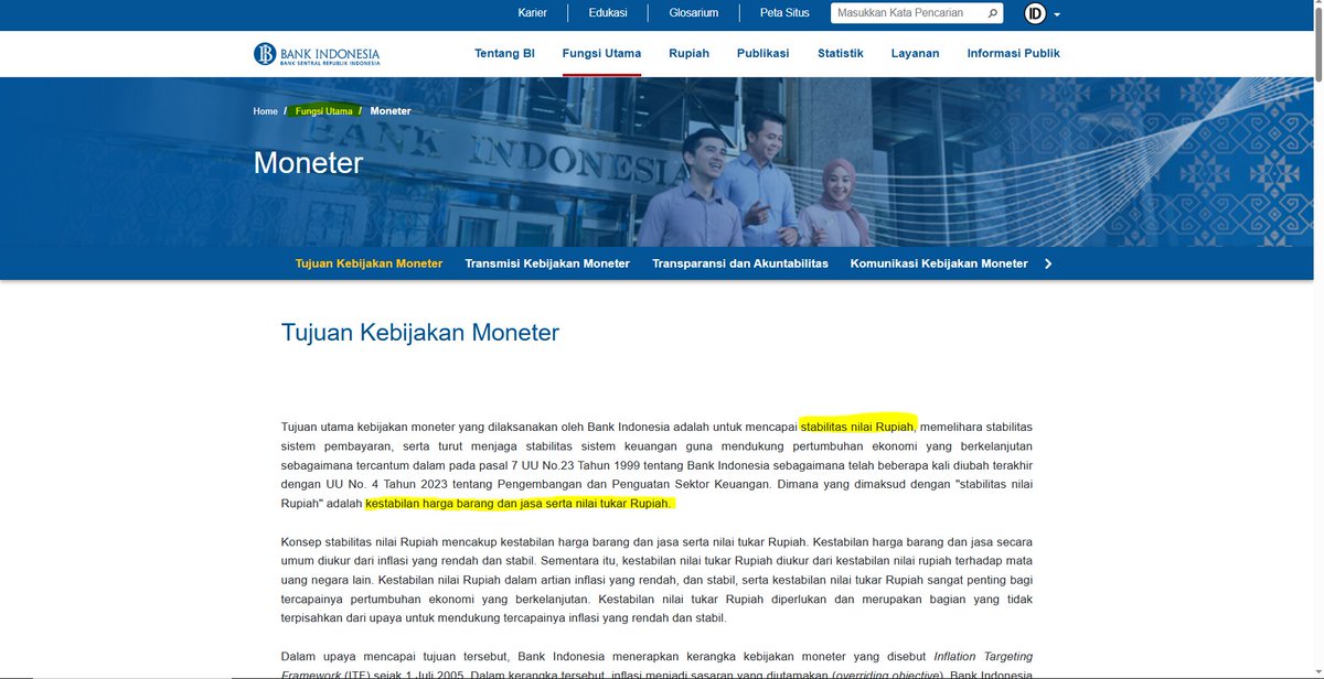 MenteriPekerja's tweet photo. kok bisa ada orang bilang BI ga salah dalam pelemahan rupiah?

Padahal BI juga punya Fungsi Utama untuk menjaga kestabilan rupiah.

Tapi kan mint.. 

ga ada tapi tapi orang-orang yang ada di P2SK semua punya andil pelemahan rupiah 9 Juni 2026 kemarin.

STOP bilang BI ga salah atas pelemahan rupiah, BI termasuk pihak yg harus bertanggung jawab.