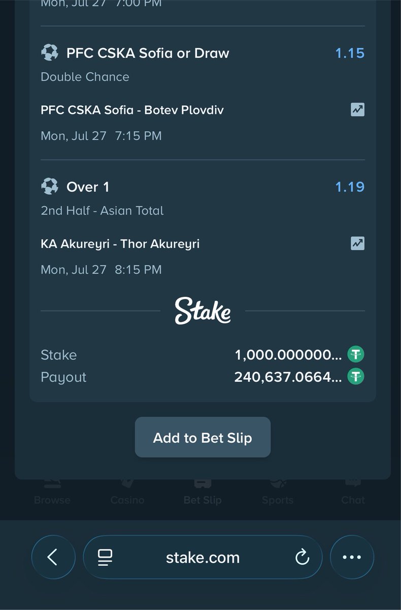 Mrbankstips's tweet photo. 241 odds https://t.co/6o1P2C0Sua

5 odds https://t.co/L2m74Kb2Hb

Register an account with stake account via link https://t.co/zNIDVi9VVx

Use welcome code ‘banks’ for weekly airdrops and bonuses 

Get the iOS app via link https://t.co/BH533u52QL

You can always contact https://t.co/oeZHXM47XD for all stake bet deposits 

Join telegram channel https://t.co/onNA2IpWas

Use stake shield for better chances of winning ✅

Bet responsibly 🔞🔞🔞
