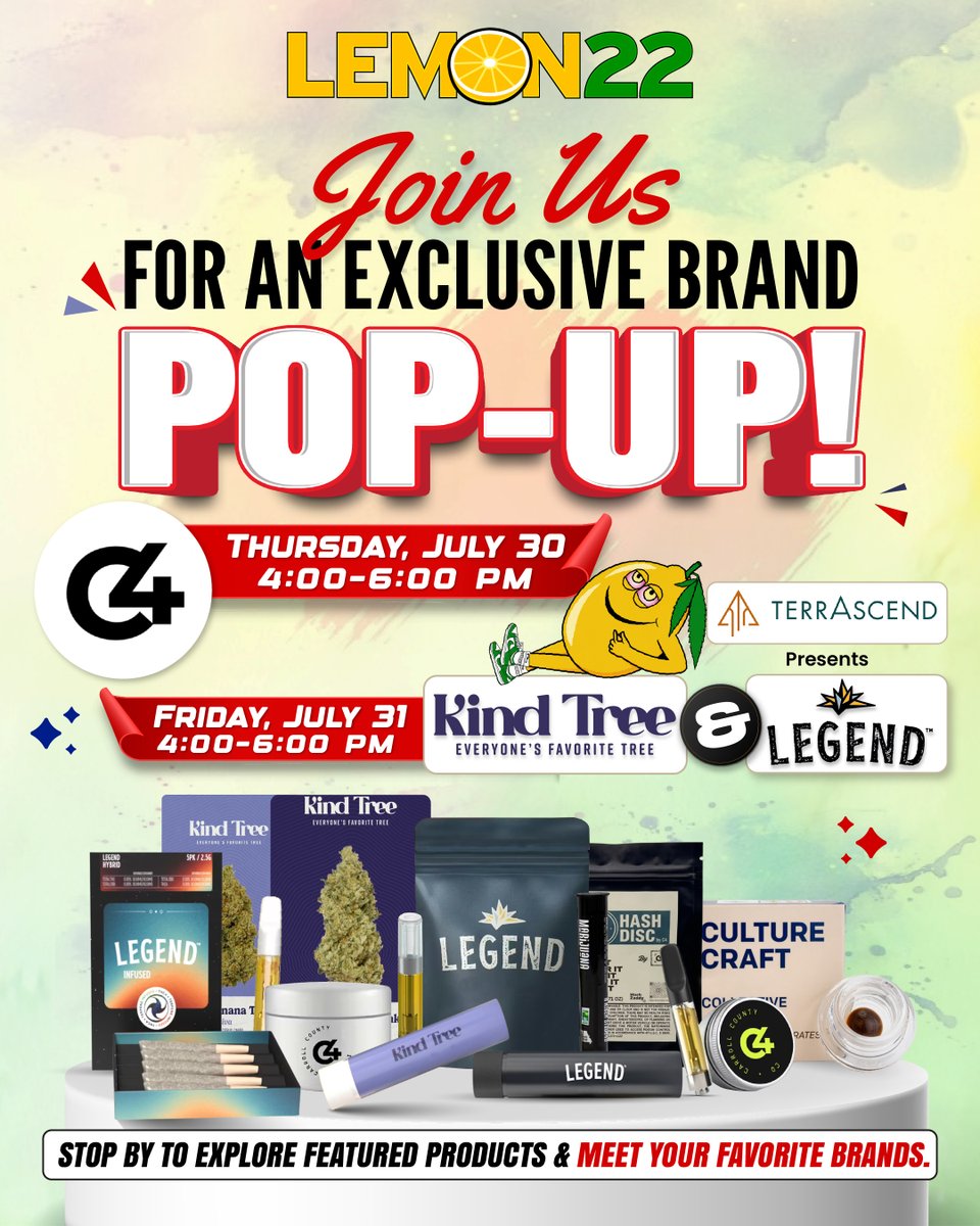lemon22nj's tweet photo. The Best Brands Are Coming to Lemon22… Are You Ready? 🔥

#PopUpEvent #BrandPopUp #ComingSoon #AreYouReady #GoodVibes #SeeYouAtLemon22 #kindtree #legend https://t.co/UeQBhSRtNL