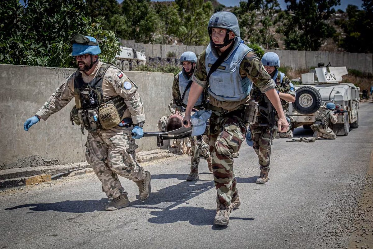 TheGreyPatriot_'s tweet photo. 🇵🇱🇮🇪 Today's joint training of our and Irish peacekeepers (as part of unified IRISHPOLBATT unit) of UNIFIL in Camp Shamrock in Lebanon.
#Poland #Polska #Irish #Ireland #Lebanon #UN #UnitedNations #Military #Tactical #Peacekeepers #Training #UKM2000 #Army https://t.co/PlNg2STity
