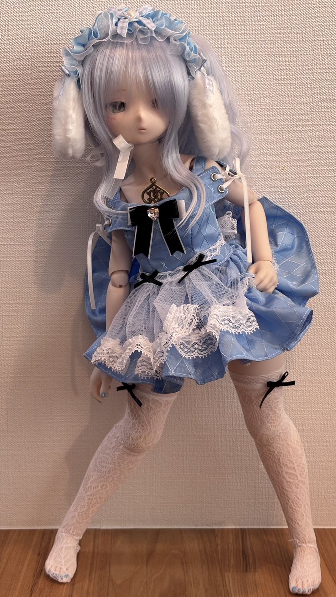 Owner_Mao's tweet photo. このドレスとヘッドドレスの組み合わせ、、、

色も合うしボリューム感増してとても素敵だぁ、、、 https://t.co/lvYfT4Pt1T