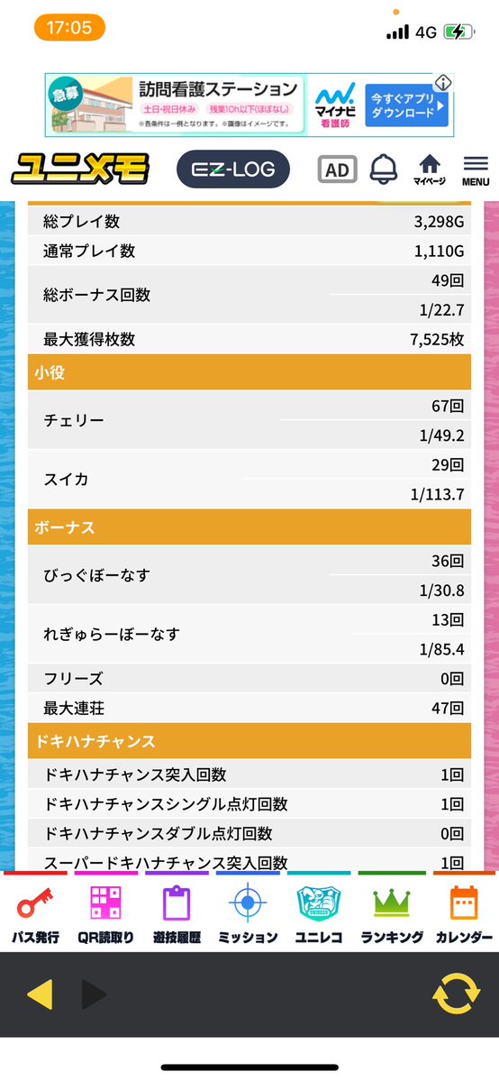 _Waraame_'s tweet photo. ぶっ壊し＆初のドキハナチャンスSUPER
当たり前に成功して7500枚fin
リセ狩りしてれば蔵が建つんだけど
設定はないから私バージョン��ップ聞けなかったけど今日だけでそれ以外の曲はコンプリート https://t.co/AN5bKX8zNI