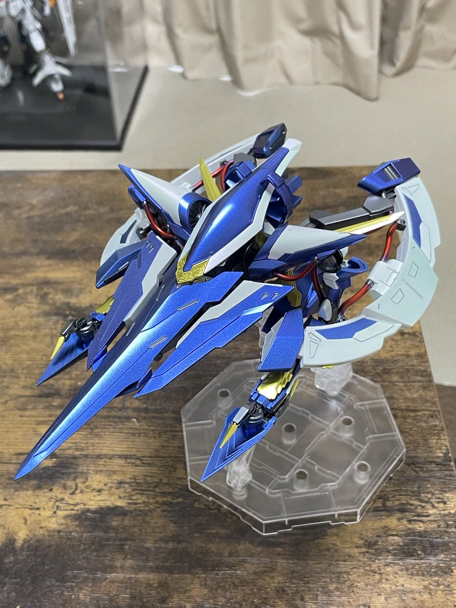 hiro_ro2022's tweet photo. HGZi-アルテミス全塗装で完成しました〜！

なのでzi-アポロと合体でzi-オルデギアに✨
zi-アルテミスはフォートレス形態が独特な形でかっこいいです😉

＃プラモデル
＃ziオルデギア
＃コードギアス
＃奪還のロゼ https://t.co/dzX7sw0Z8x