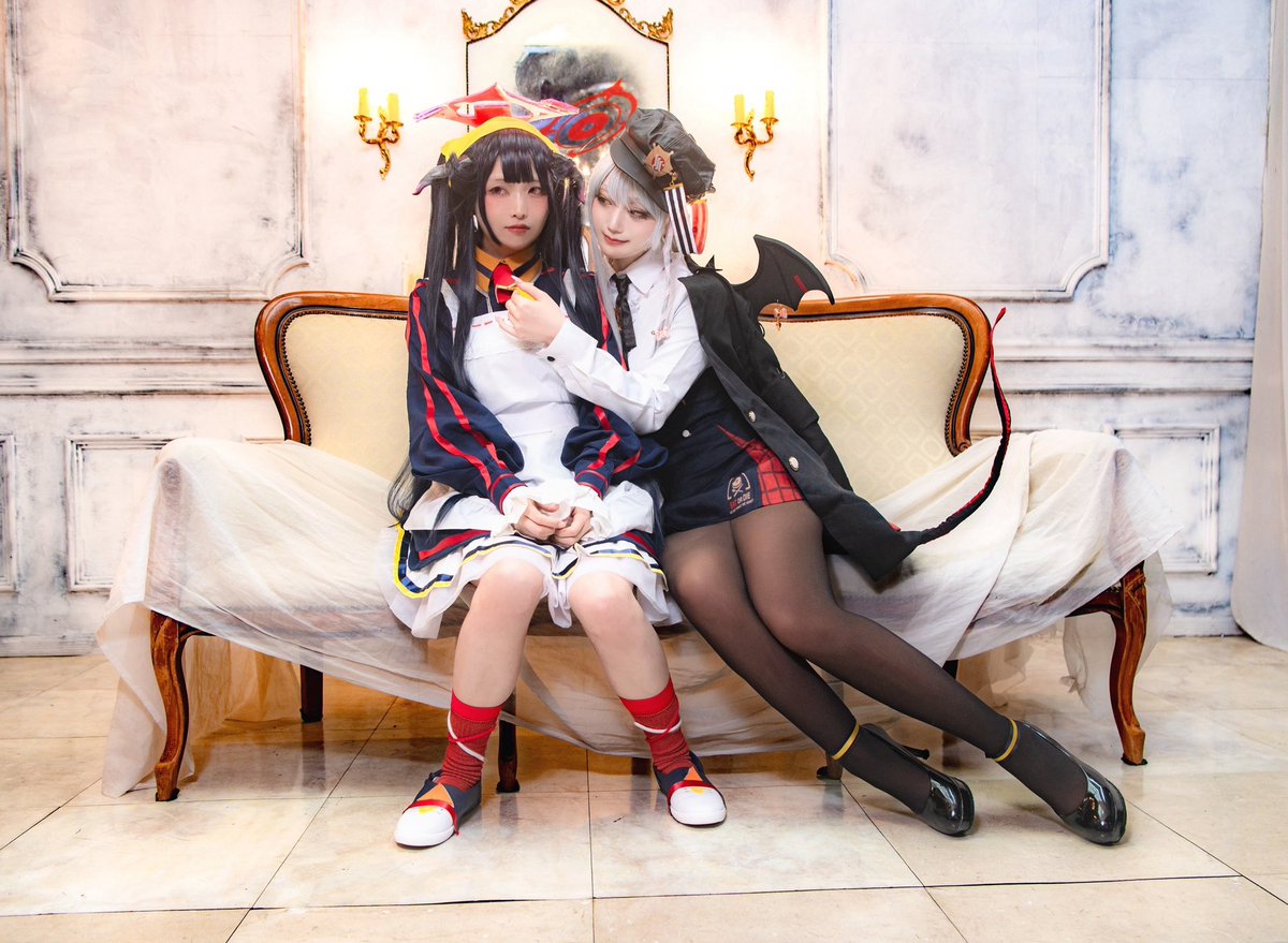 runowa_photo's tweet photo. 【Cosplay】  ブルーアーカイブ

Model : 愛清フウカ:@mimihiyo33
              黒舘ハルナ:@nama_cos

#BlueArhcive https://t.co/6J37tIeCcX