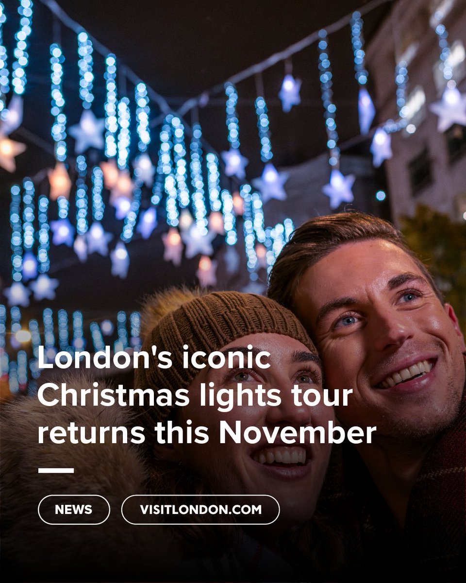 visitlondon's tweet photo. 🎄 Yes, it's July... but we're already talking Christmas 😅✨

If festive lights, cosy evenings and a sprinkle of holiday magic are your thing, London's iconic Christmas Lights Open-Top Bus Tour is back this November - and tickets are already selling fast🎅🚌

See the city's most spectacular Christmas displays, from Regent Street and Oxford Street to Trafalgar Square, Piccadilly Circus and the London Eye, while an expert guide shares festive stories and fun facts along the way.

We might be talking about Christmas in July, but this is one festive tradition worth planning ahead for. 

🎟️ Book tickets here 👉 https://t.co/mucNUFF7Yn
 
#LondonMakesItPossible #VisitLondon #ChristmasInJuly #LondonChristmas #ChristmasLights #LondonByNight