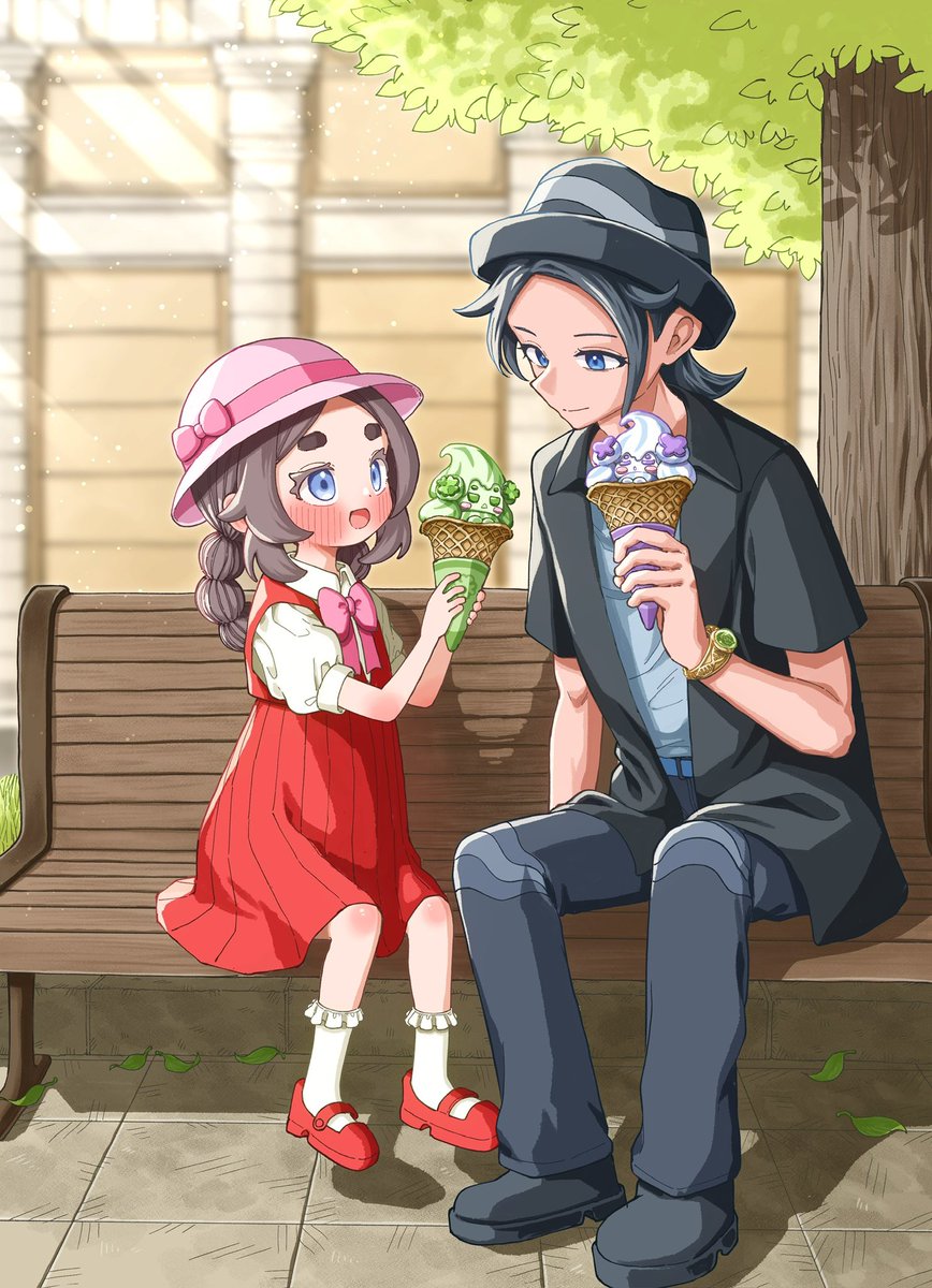SuikaUri2222's tweet photo. アンシャとソフトクリーム https://t.co/iybsCBL185