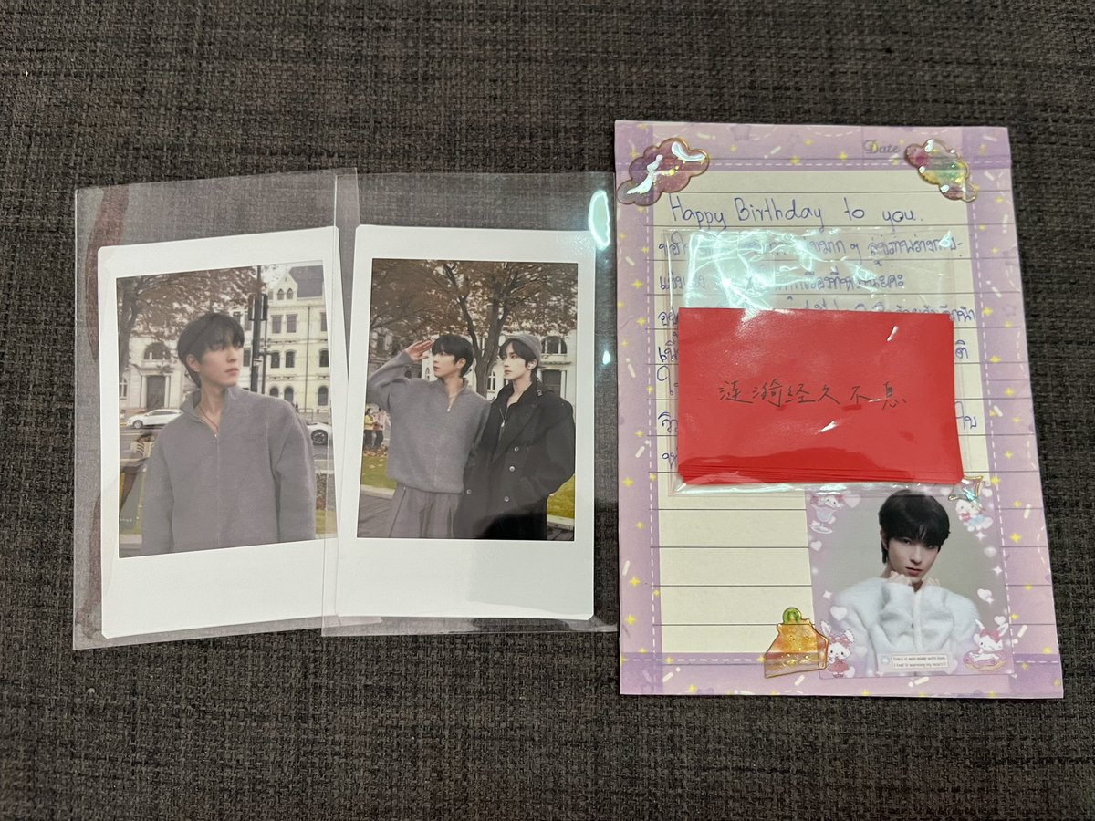 creamycakeee_'s tweet photo. คุณวิวขอบคุณนะคะ ฮือ ㅠㅠ มีพลลกับคำอวยพรน่ารัก ๆ มาให้ด้วย ชอบมาก น่ารักทุกอย่างเลย ร้ากคุณวิว  🧡🧡🧡 @babytoto_o https://t.co/IM1zs1DgFg