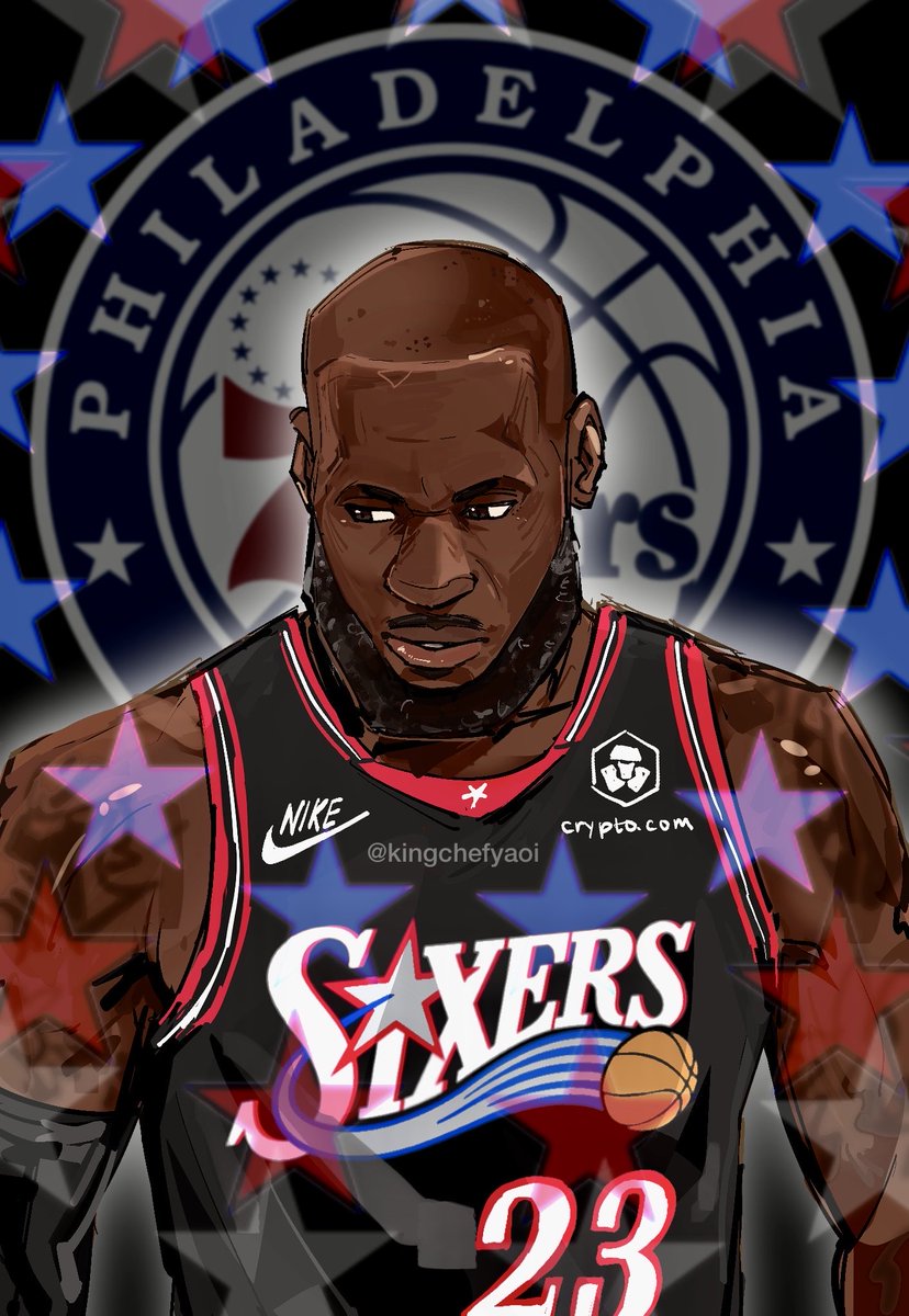 kingchefyaoi's tweet photo. Sixers #LBJ https://t.co/dB62hcc6zB