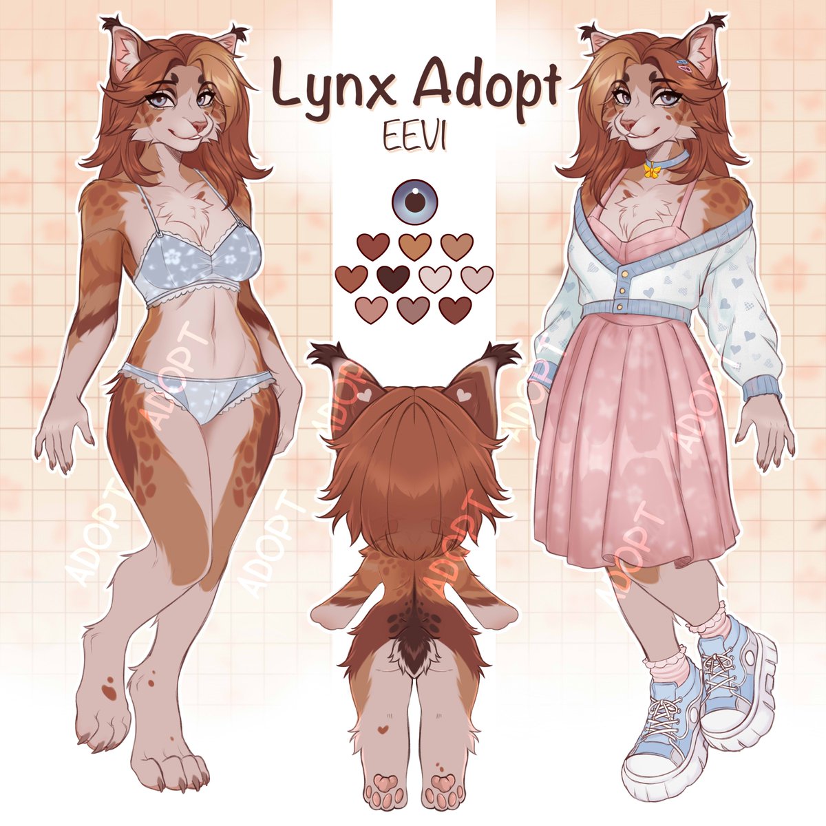 eevi_arts's tweet photo. 🌺Lynx adopt🌺 https://t.co/DSFNzunxtK