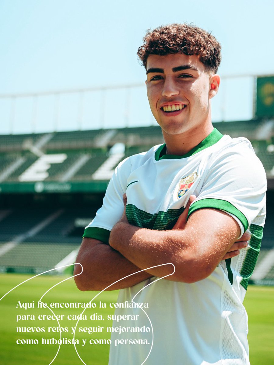 futbolbaseECF's tweet photo. 🫱🏻‍🫲🏼 𝐉𝐨𝐚𝐧 𝐇𝐞𝐫𝐧𝐚́𝐧𝐝𝐞𝐳 continuará formando parte del Elche CF durante la temporada 2026/27.

Renueva su compromiso con el Club hasta 2028, con una temporada más opcional. 

Seguimos juntos, Joan 💚 https://t.co/6DSJzdPQZm