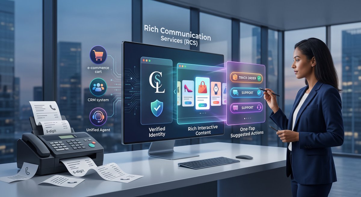 covcreative's tweet photo. Plain-text SMS with random shortcodes is dying out. Modern CX demands RCS (Rich Communication Services)—verified brand profiles, rich carousels, and one-tap actions right in the text app. 📱✨
#CX #RCS #sinchpartner #contactcenter https://t.co/IMP7hViwpm