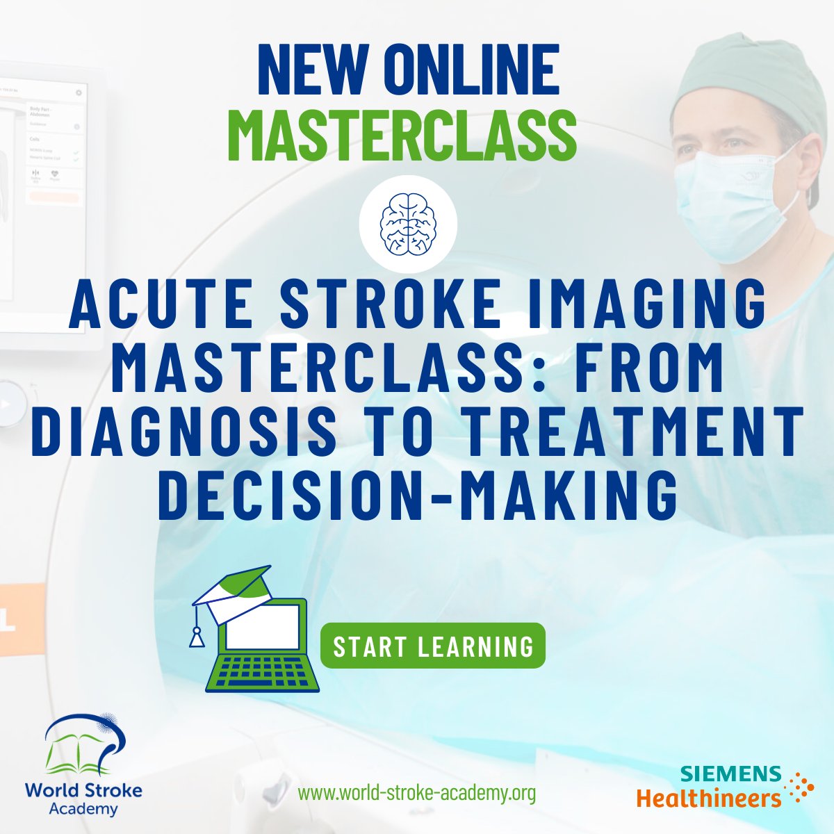WorldStrokeEd's tweet photo. 🧠Time to sharpen your acute stroke imaging skills!

🩻Interpret the images
⚡Support faster treatment decisions
🎓Learn from expert-led content

Explore our new WSA masterclasss👇
🔗https://t.co/r0rVGIsHr5

Unrestricted grant @SiemensHealth 

#StrokeEducation #StrokeImaging https://t.co/JElZsfH8Sh