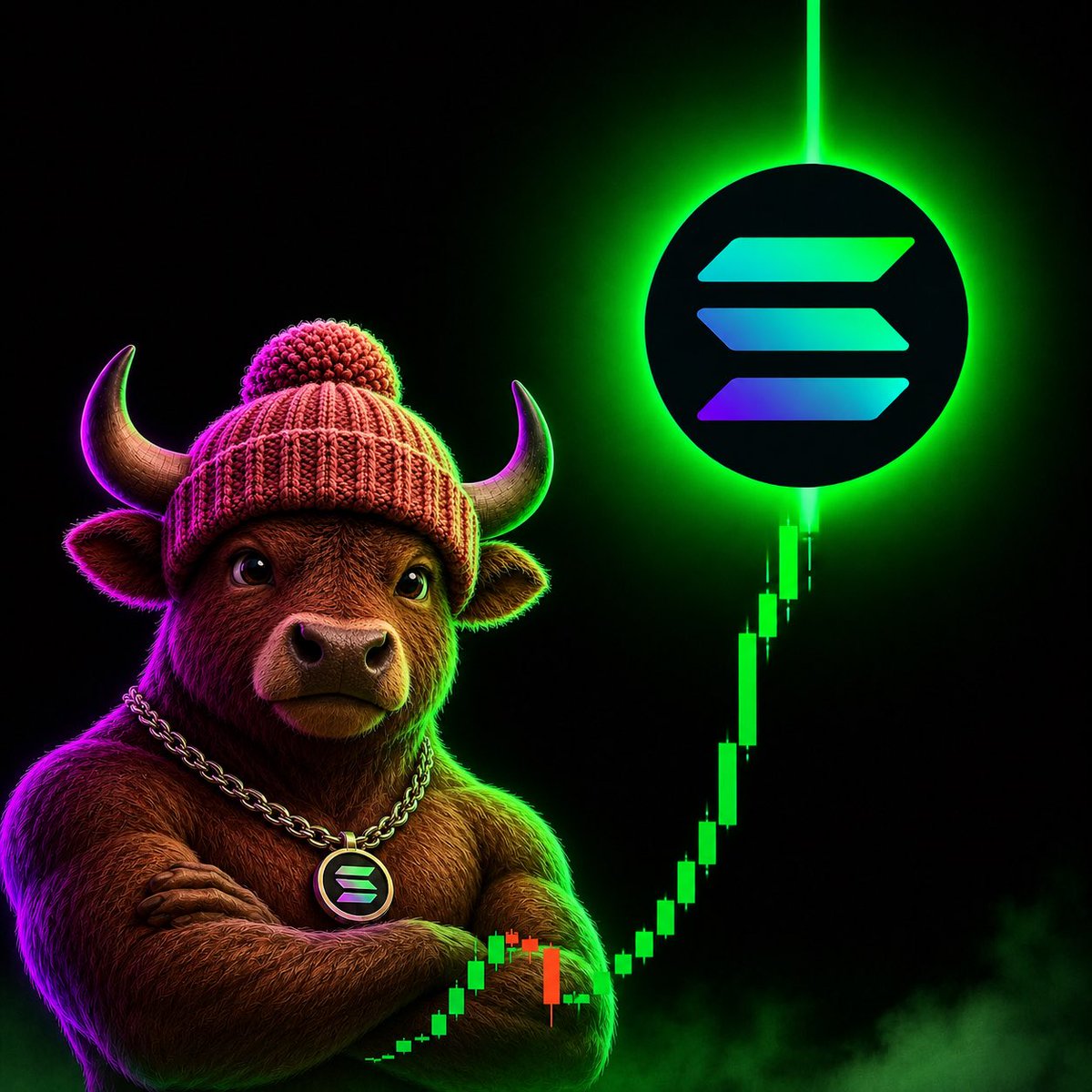 bullwif_meme's tweet photo. 🐂 What are we building with $BULLWIF?

Not just another meme coin.

Our vision: 

🔹 Memecoin platform
🔹 Play-to-earn game with $BULLWIF utility
🔹 Community ecosystem
🔹 Real use cases

The meme starts the journey. The ecosystem builds the future. 🚀

#Sol https://t.co/jkSENLyEca