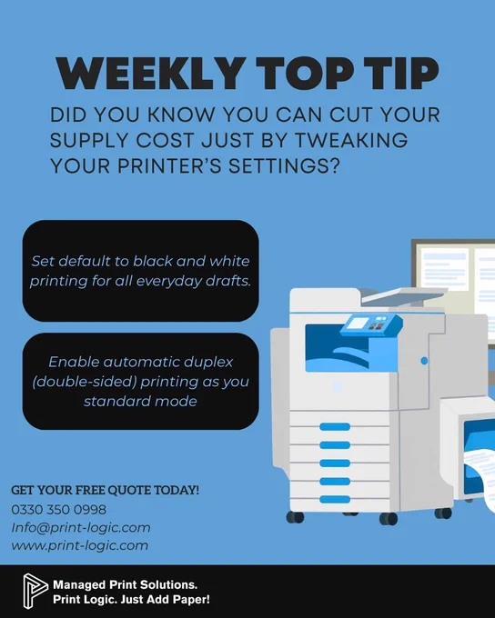 Image from Print Logic (@PrintLogicUK)