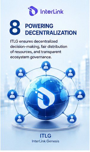 TSSRAAV's tweet photo. #InterLink #ITLG #ITL 
ITLG empowers decentralization by giving the community a voice in governance, enabling transparent and fair decision-making across the InterLink ecosystem.
Through decentralized governance, ITLG promotes equitable resource distribution while strengthening trust, collaboration, and long-term sustainability.
As the governance foundation of InterLink, ITLG helps build a secure, community-driven ecosystem where every stakeholder can shape the future.