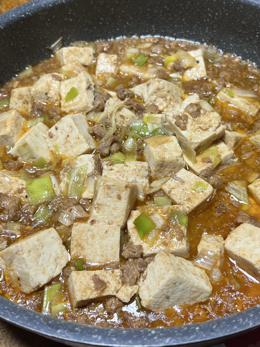 _giruberuto_'s tweet photo. 久しぶりに麻婆豆腐 https://t.co/qaXiMjpnq8