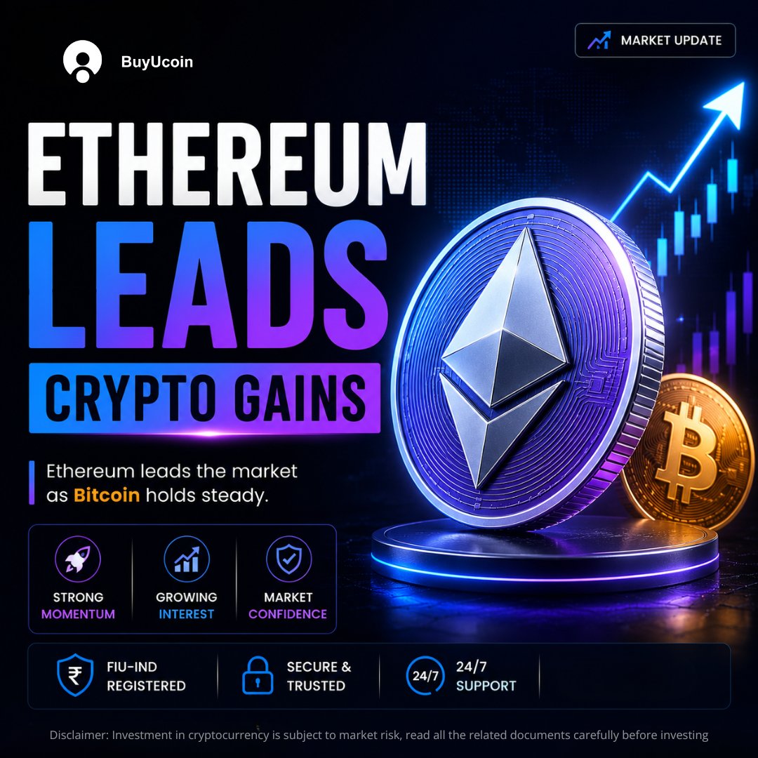 buyucoin's tweet photo. Ethereum takes the lead as the crypto market shows renewed strength.

With *Bitcoin holding firm* and investor confidence improving, all eyes are on what's next.

What's your pick today—ETH or BTC?

#Ethereum #Bitcoin #CryptoNews https://t.co/QROs2KszMa