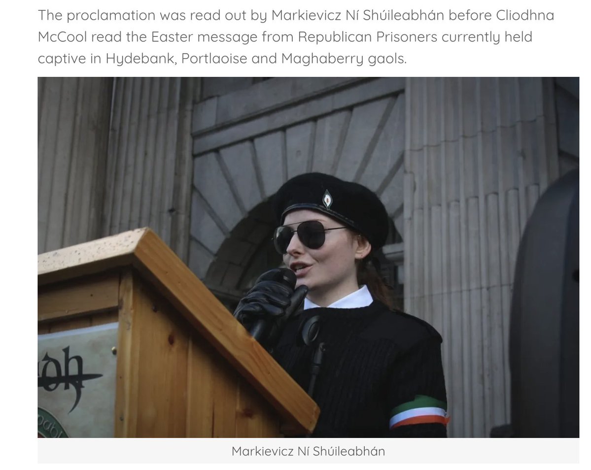 IrishPoliticsNL's tweet photo. Isobella Perrie Sullivan also went by the name Markievicz Ní Shúileabhán. https://t.co/P4KG1ggW1s