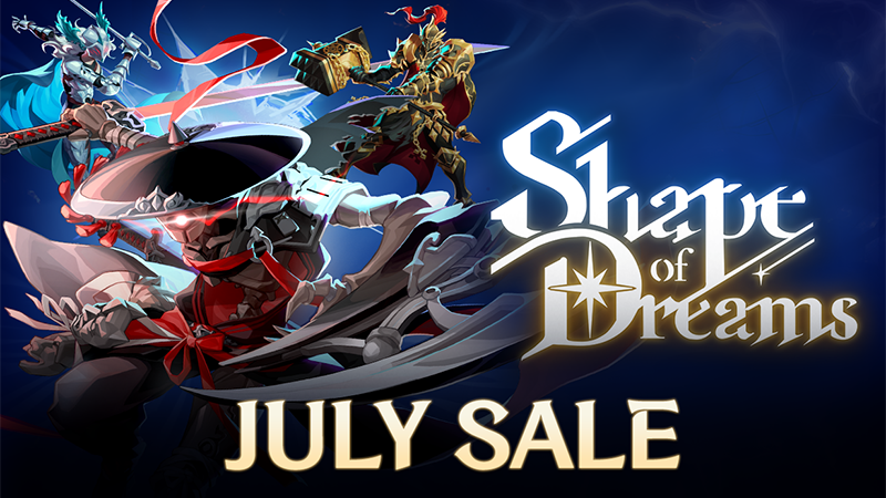 SodStm's tweet photo. 🌙 Shape of Dreams July Sale

The Shape of Dreams July Sale has begun! ✨

📅 July Sale: July 27, 10:00 - August 10, 10:00
💰 Discount Price: 30% off, $24.99 → $17.49

❄️ From snow-covered landscapes
🌋 to blazing lava fields,

Step away from reality for a while to explore a variety of dream worlds 
with thrilling action and create your own unique builds.

Don't miss the July Sale,
and start your next adventure in Shape of Dreams today!

🔗Link: https://t.co/ETjhvn9uXx

Thank you.
From Lizard Smoothie 💫