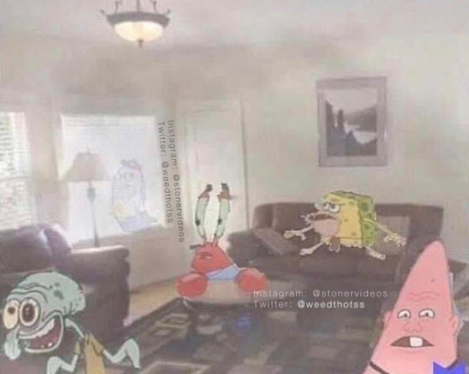 JBTHEPLUG1's tweet photo. When the squad is high AF and the pizza man knocks loud AF https://t.co/McxmCTmhrw
