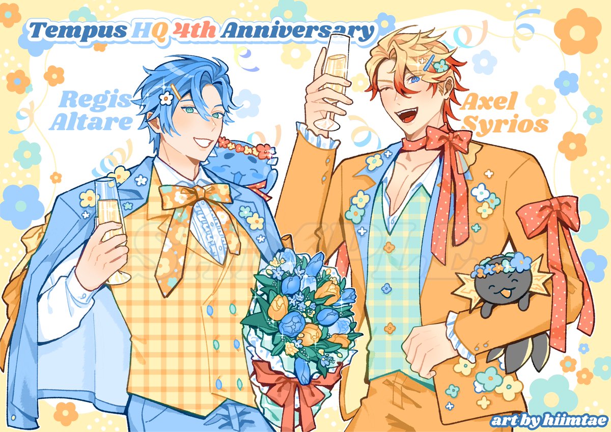 hiimtae_sb's tweet photo. Thank you to everyone who visited the poster celebrating #HQ4nniversary ! I've made a special design for this year's theme, hope everyone enjoyed it!🌼🎀 #Artxel #WorkofAlt https://t.co/xCtSMtF1LH