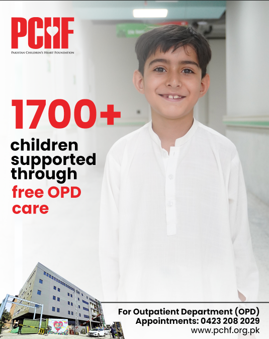 CHDHospital's tweet photo. 1,700+ children have now experienced free #OPD services at our flagship project, Pakistan’s first dedicated Children’s Heart Hospital &amp; Research Institute, where pre-op &amp; post-op #ECHO are included. For appointments: 04232082029
#PCHF #HealingLittleHearts #CHD
@captainmisbahpk https://t.co/CoPQaOau2p