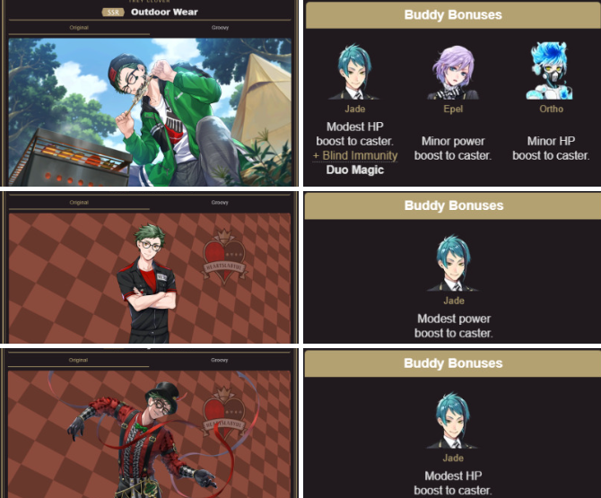 ryllen_art's tweet photo. i managed to 50x pull merjade on rerun &amp; got giddy when i found out his mercard is buddy with trey
then i went checked on other cards, and almost passed out finding out he includes trey in his buddy trio along with azul &amp; floyd like trey is one package with octa family thing 😳😳 https://t.co/B1RarUyFCf