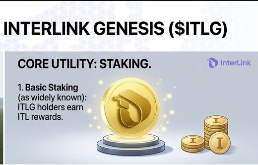 MisgieMuch6052's tweet photo. InterLink Genesis ($ITLG) Core Utility: Basic Staking! Staking ITLG allows holders to continuously earnITL rewards, fueling ecosystem participation and growth. 🪙✨
​#InterLink #ITLG #ITL https://t.co/pIY2j2hs1C