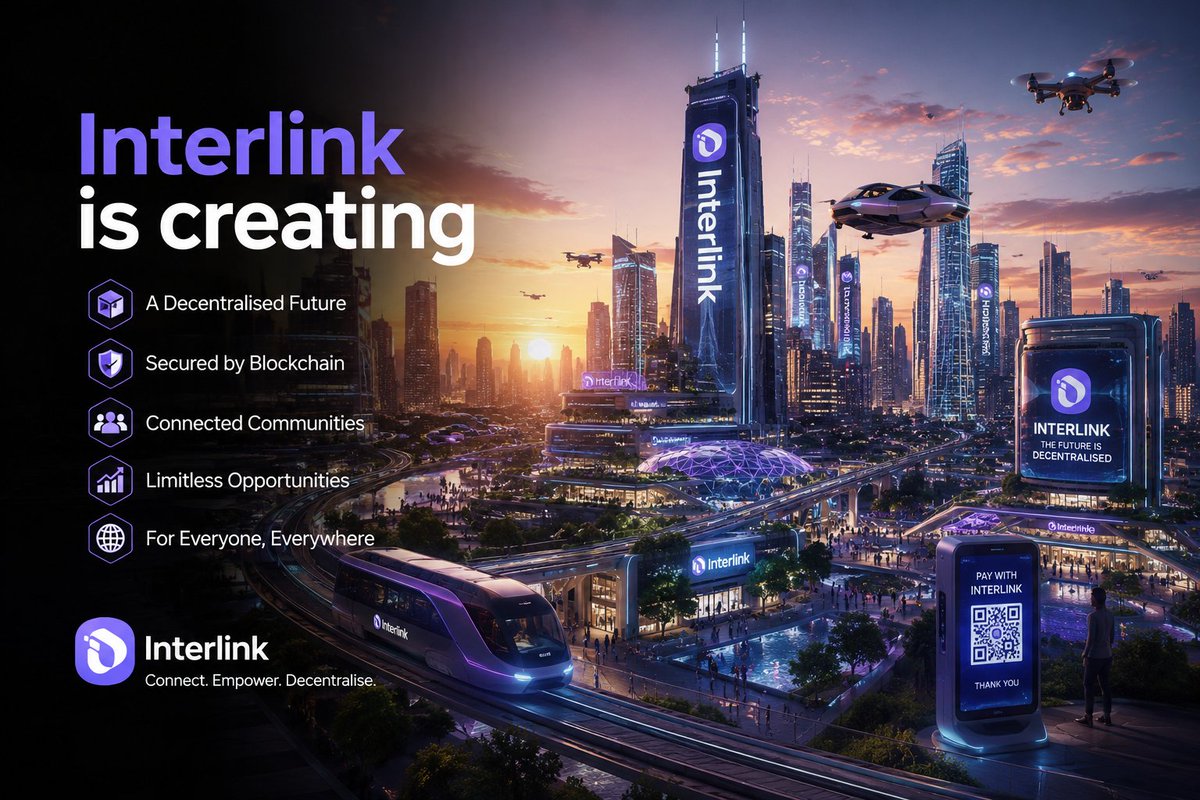 KenTom49411192's tweet photo. "Connecting the world through decentralised innovation. Interlink empowers global communities with secure, transparent, and borderless digital solutions."
#Interlink #ITLG #ITL https://t.co/72UMKmj6Hx