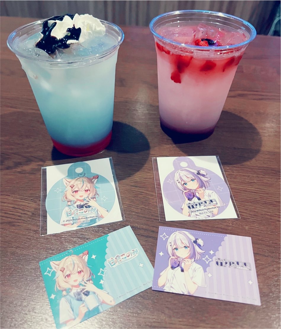 kosumilatty's tweet photo. わ〜〜こののの飲みに来た！カルピスおそろでかわいいね https://t.co/HIgxMYAQUE