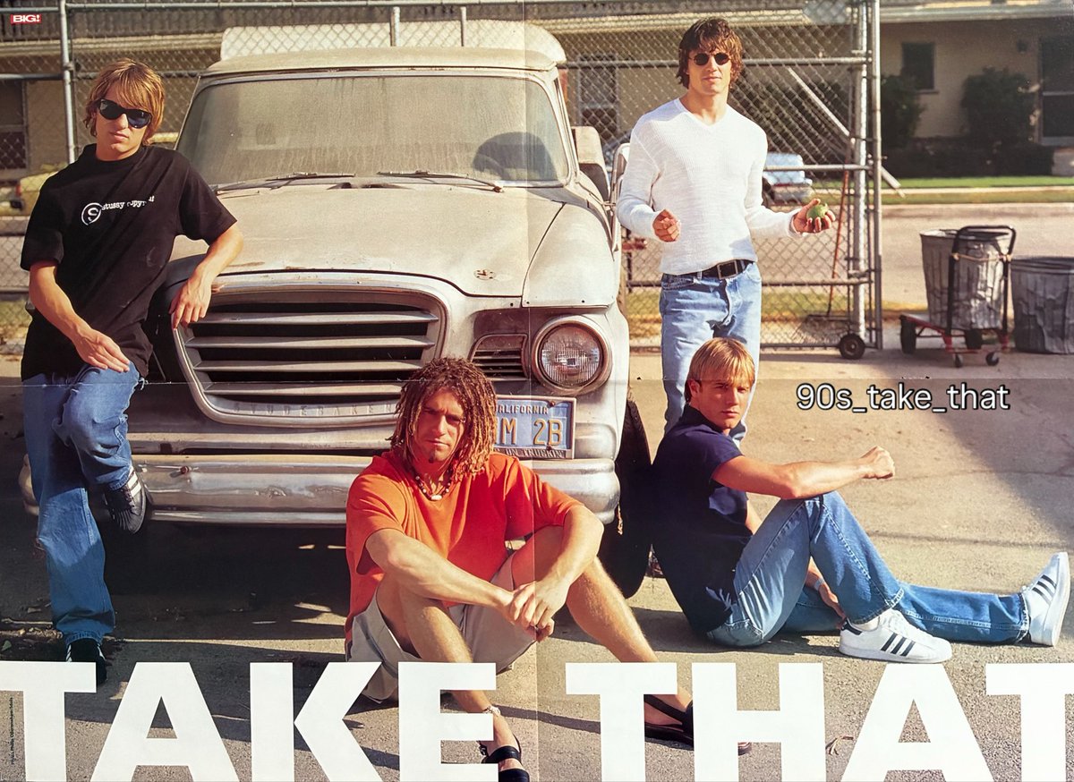 90s_take_that's tweet photo. TT4 Flashback 😎

🔥🔥🔥🔥

📷 Big! Magazine 

#takethat #90s #90snostalgia #throwback #thatters #takethatfandom #lookatus @takethat @GaryBarlow @OfficialMarkO #HowardDonald #JasonOrange #takethatlegends https://t.co/eHV3dVUnKv